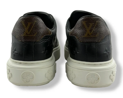 Men's Louis VuittonTime Out Black Monogram Sneakers