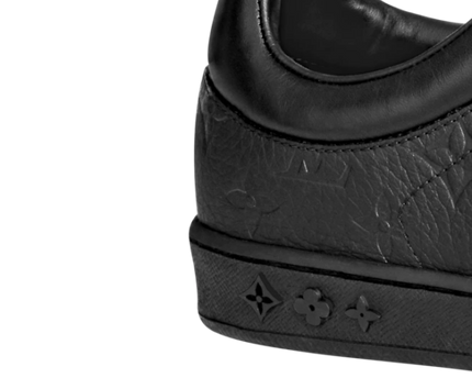 Men's Louis Vuitton Luxembourg Trainer Black Sneakers