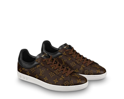 Men's Louis Vuitton Luxembourg Trainer Brown Sneakers