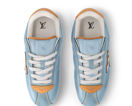 Men's Louis Vuitton BUTTERSOFT Blue Sneakers