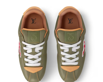 Men's Louis Vuitton BUTTERSOFT Khaki Sneakers