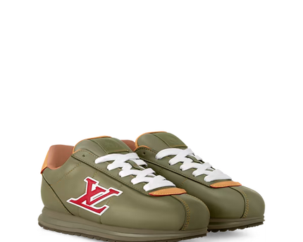 Men's Louis Vuitton BUTTERSOFT Khaki Sneakers