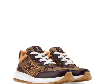Men's Louis Vuitton Beverly Hills Brown Sneakers
