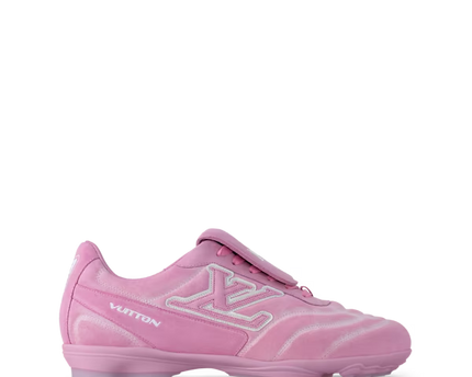 Men's Louis Vuitton Footprint Soccer Pink Sneakers