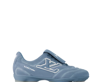 Men's Louis Vuitton Footprint Soccer Blue Sneakers