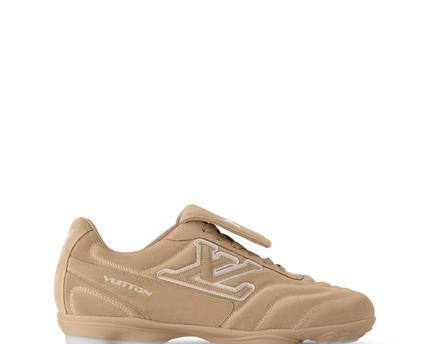 Men's Louis Vuitton Footprint Soccer Beige Sneakers