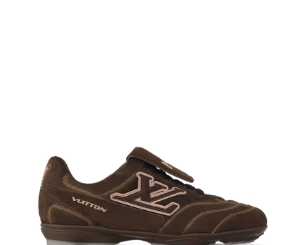 Men's Louis Vuitton Footprint Soccer Brown Sneakers