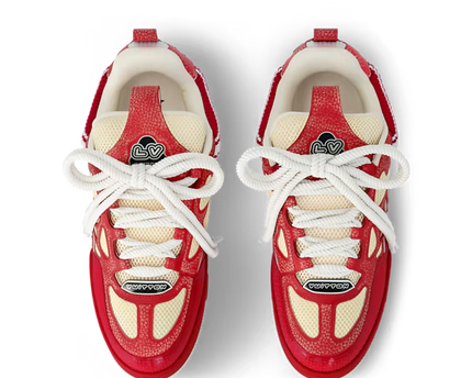 Men's Louis Vuitton Skate Red Sneakers