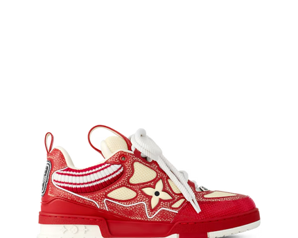 Men's Louis Vuitton Skate Red Sneakers