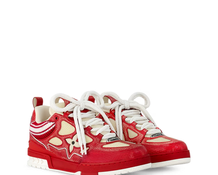 Men's Louis Vuitton Skate Red Sneakers