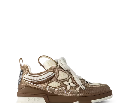 Men's Louis Vuitton Skate Brown Sneakers