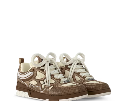 Men's Louis Vuitton Skate Brown Sneakers