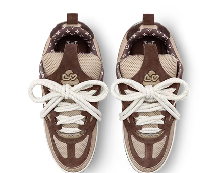 Men's Louis Vuitton Skate Marron Sneakers