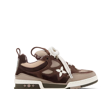 Men's Louis Vuitton Skate Marron Sneakers