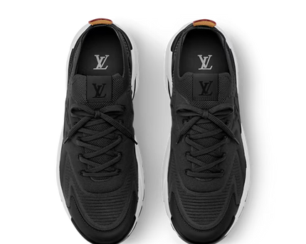 Men's Louis Vuitton Tatic Black White Sneakers