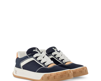 Men's Louis Vuitton Tilted Marine Blue Sneakers