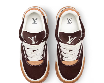 Men's Louis Vuitton Tilted Brown Sneakers
