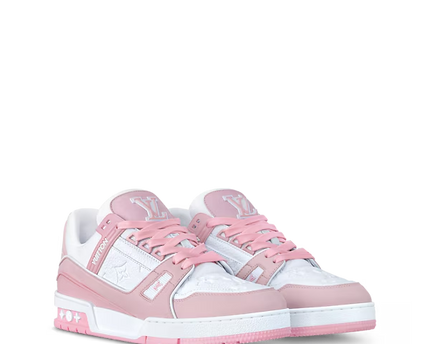 Men's Louis Vuitton Trainer Pink Sneakers