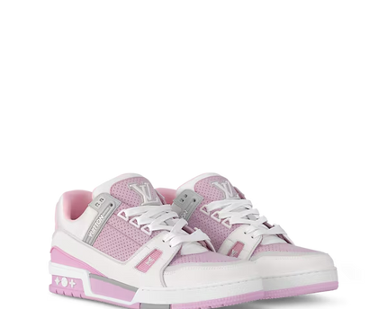 Men's Louis Vuitton Trainer Pink Sneakers