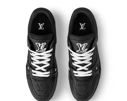 Men's Louis Vuitton Trainer Black Sneakers