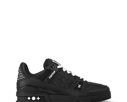 Men's Louis Vuitton Trainer Black Sneakers