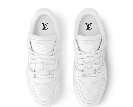 Men's Louis Vuitton Trainer White Sneakers