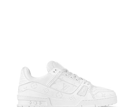 Men's Louis Vuitton Trainer White Sneakers