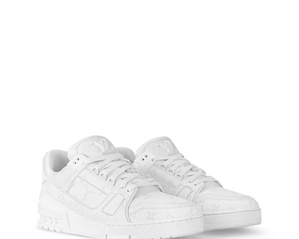 Men's Louis Vuitton Trainer White Sneakers
