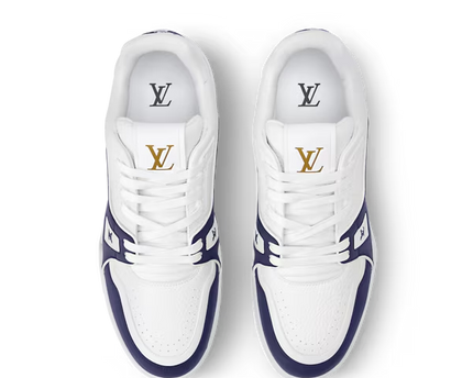 Men's Louis Vuitton Trainer Blue Sneakers
