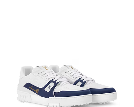 Men's Louis Vuitton Trainer Blue Sneakers