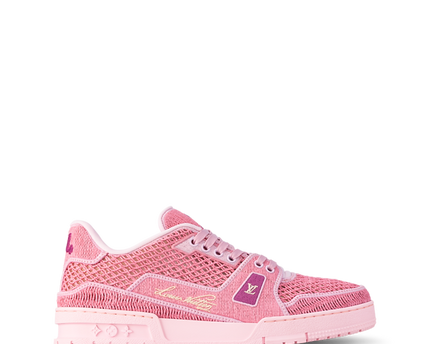 Men's Louis Vuitton Trainer Rose Sneakers
