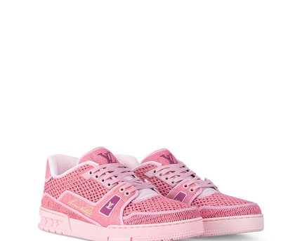 Men's Louis Vuitton Trainer Rose Sneakers