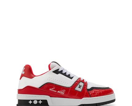 Men's Louis Vuitton Trainer Red Sneakers