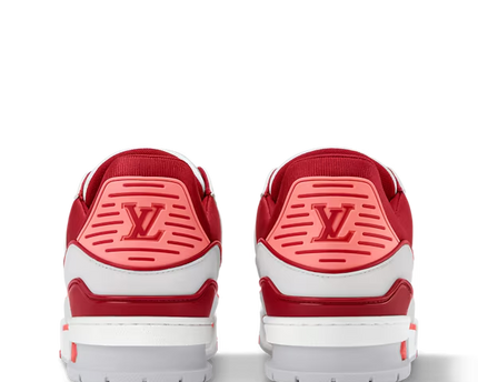 Men's Louis Vuitton Trainer Red Sneakers