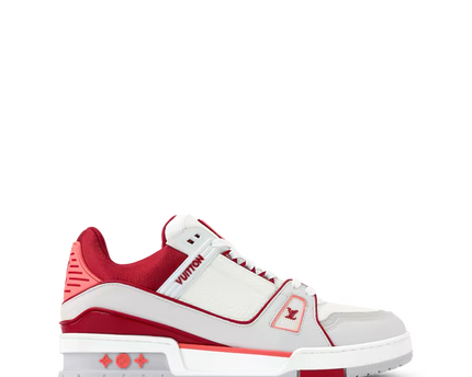 Men's Louis Vuitton Trainer Red Sneakers