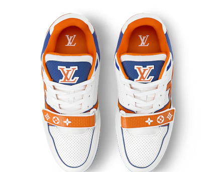 Men's Louis Vuitton Trainer Orange  Sneakers