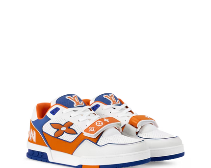 Men's Louis Vuitton Trainer Orange  Sneakers