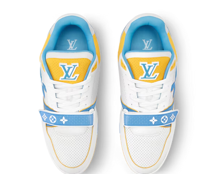 Men's Louis Vuitton Trainer Blue Sneakers
