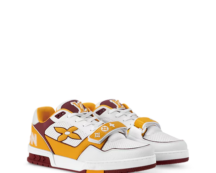 Men's Louis Vuitton Trainer Yellow Sneaker