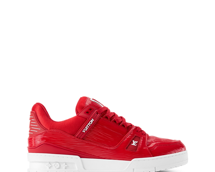 Men's Louis Vuitton Trainer Red Sneakers