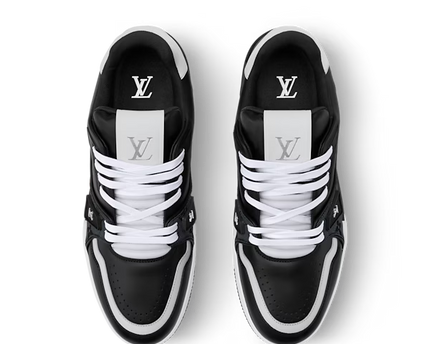 Men's Louis Vuitton Trainer Black Sneakers
