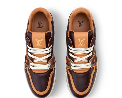 Men's Louis Vuitton Trainer Brown Sneakers