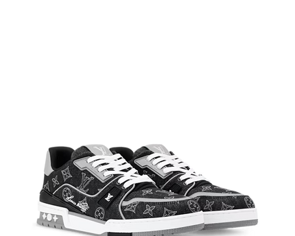 Men's Louis Vuitton Trainer Black Sneakers