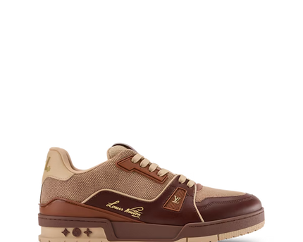 Men's Louis Vuitton Trainer Brown Sneakers