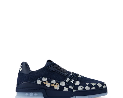 Men's Louis Vuitton Trainer Blue Sneakers