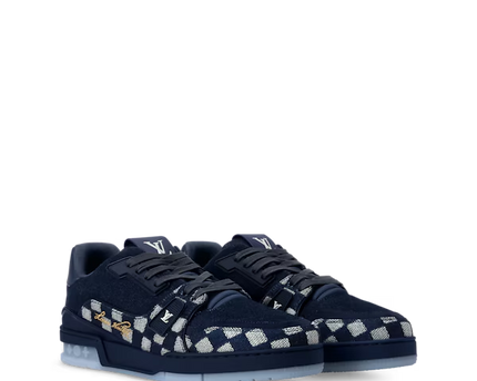 Men's Louis Vuitton Trainer Blue Sneakers
