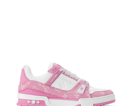 Men's Louis Vuitton Trainer Pink Sneakers
