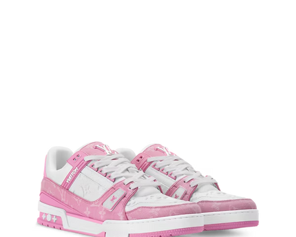 Men's Louis Vuitton Trainer Pink Sneakers