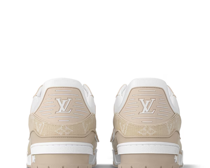Men's Louis Vuitton Trainer Beige Sneakers
