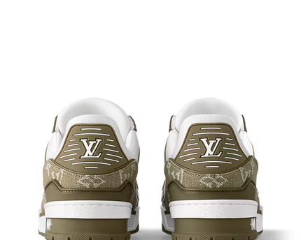 Men's Louis Vuitton Trainer Khaki Sneakers